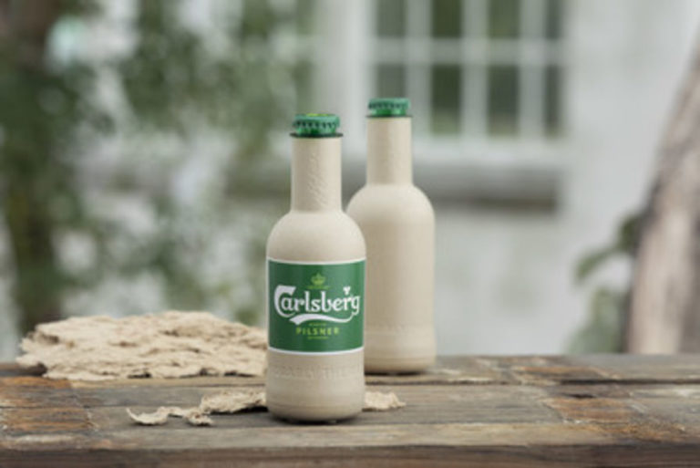 SUBSTITUTION : Carlsberg à l’avant-garde de la bouteille en papier !