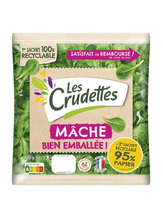 Les Crudettes: les 1er sachets papier de la 4eme gamme.