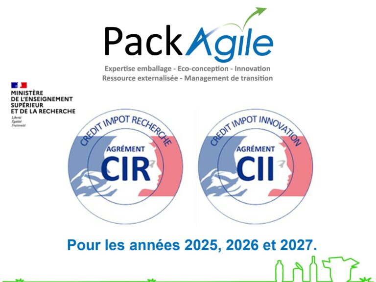 Agrément CIR / CII pour 2025 à 2027.